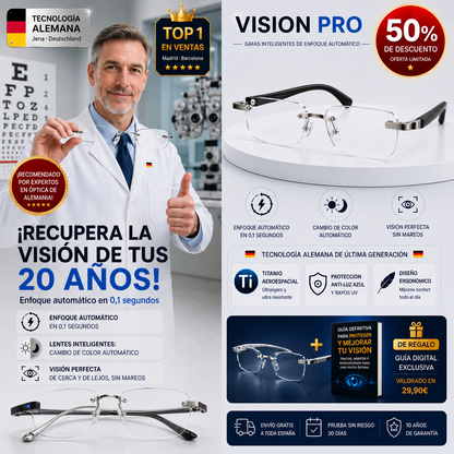 Gafas multifocales VISIONPRO™ + Funda premium GRATIS | 2x1