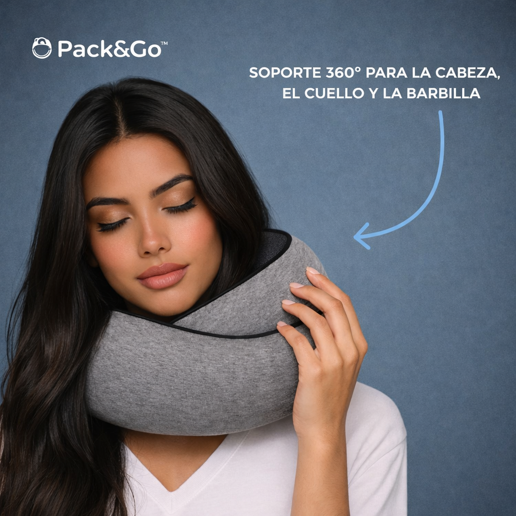 Almohada de viaje con memoria