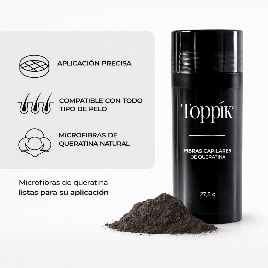 Toppik® Fibras Capilares de Queratina · 27,5 g