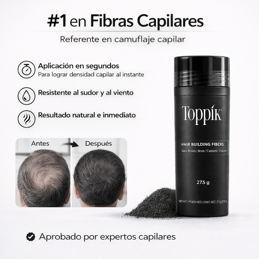 Toppik® Fibras Capilares de Queratina · 27,5 g