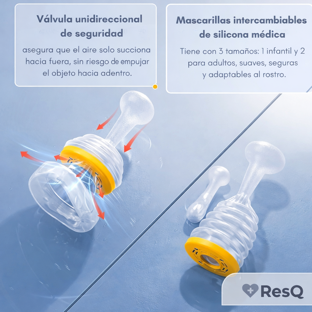 Dispositivo Antiatragantamiento de Succión para Niños y Adultos