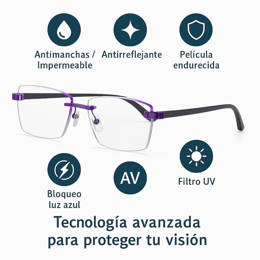 Gafas multifocales VISIONPRO™ + Funda de cuero GRATIS | 2X1 HOY
